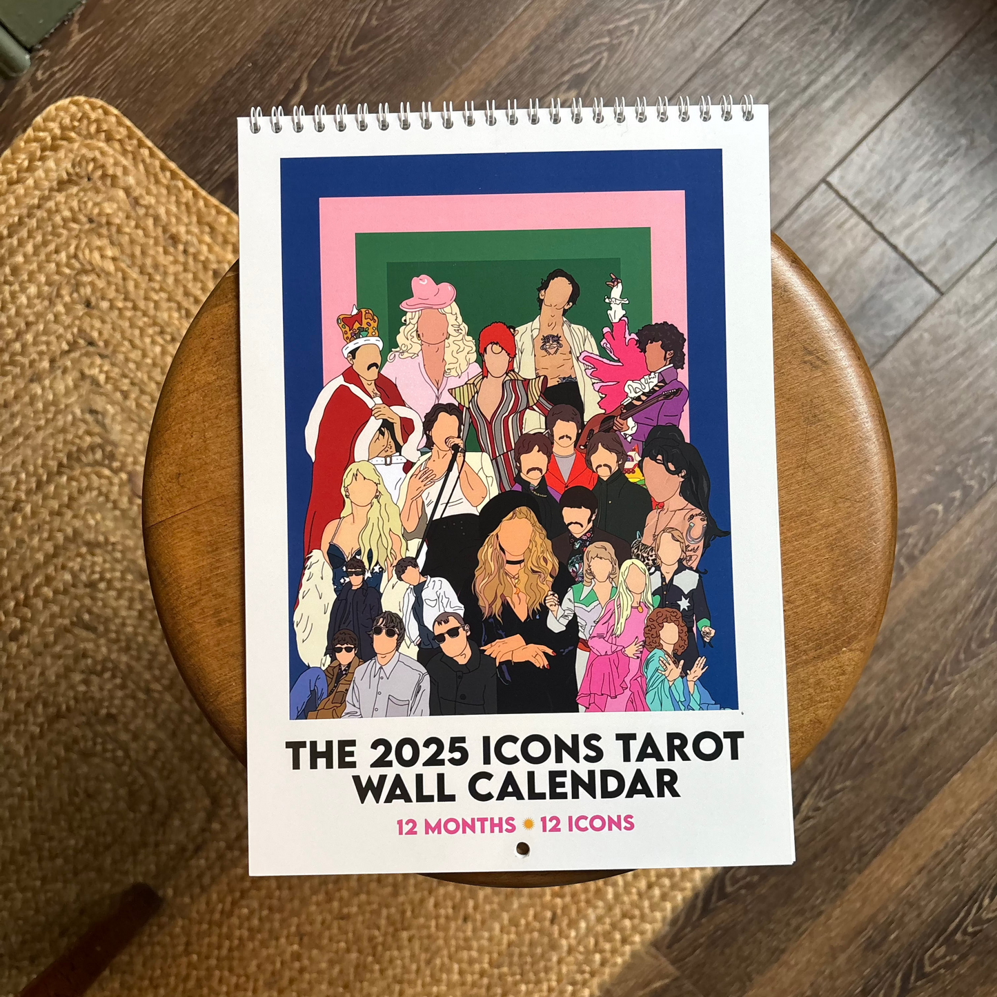 2025 Icon Tarot Wall Calendar