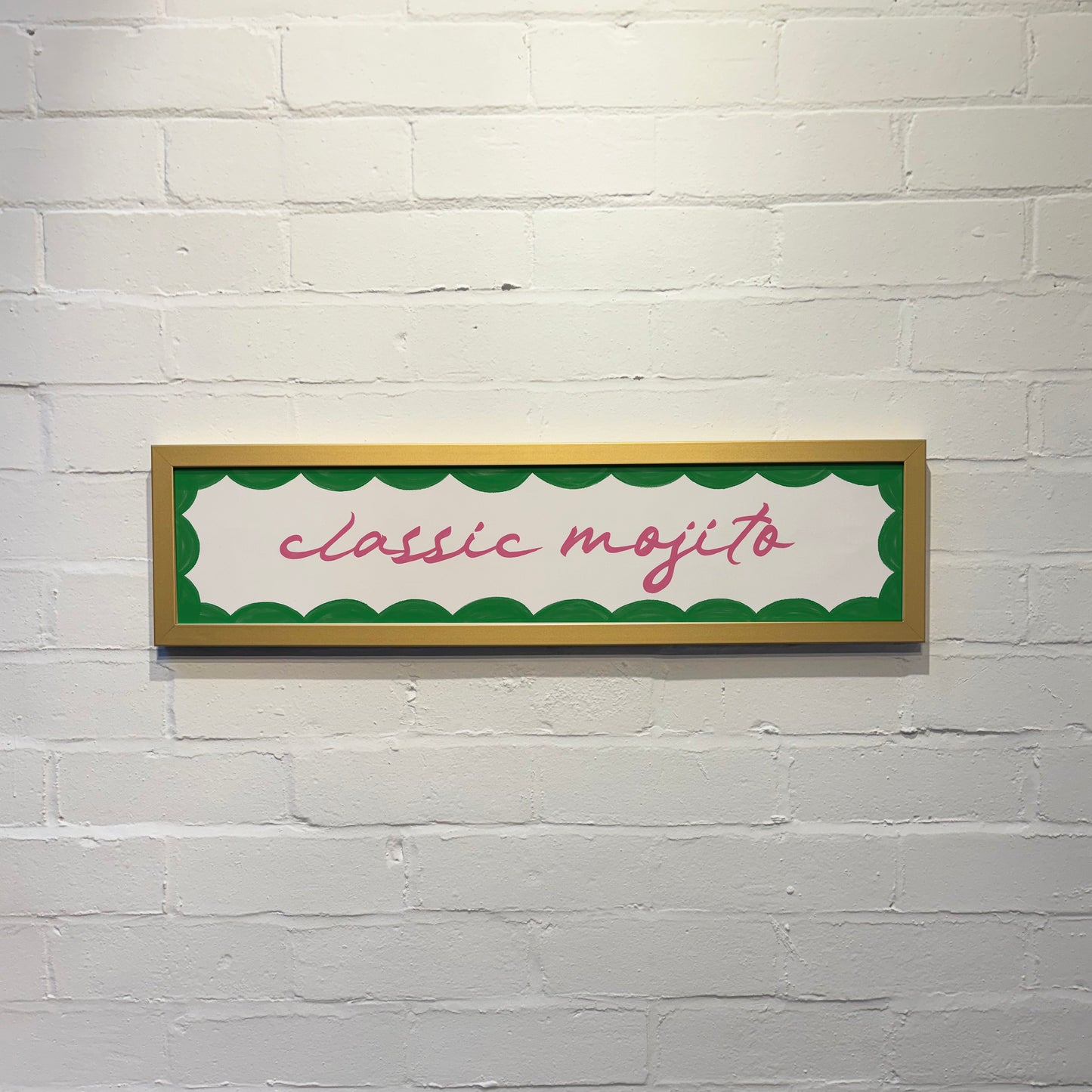 Classic Mojito Framed Cocktail Print