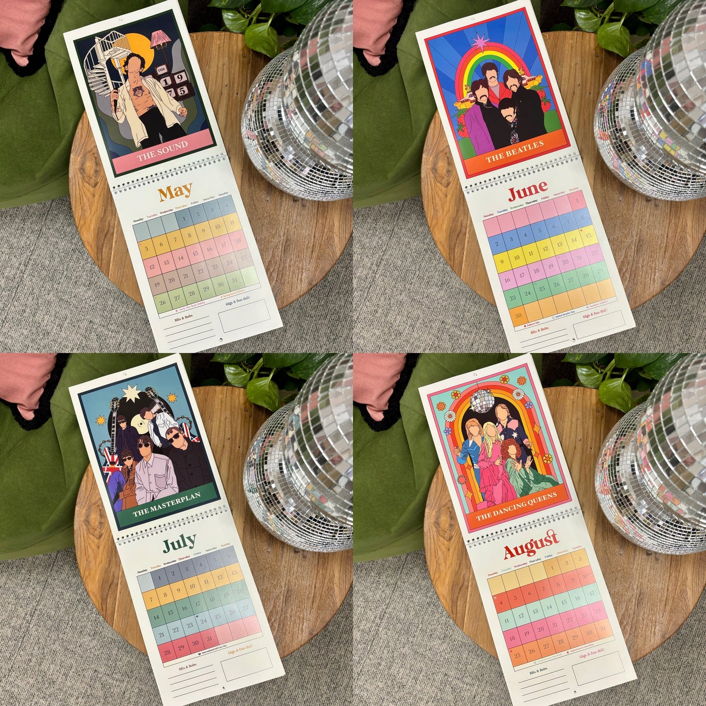 2025 Icon Tarot Wall Calendar