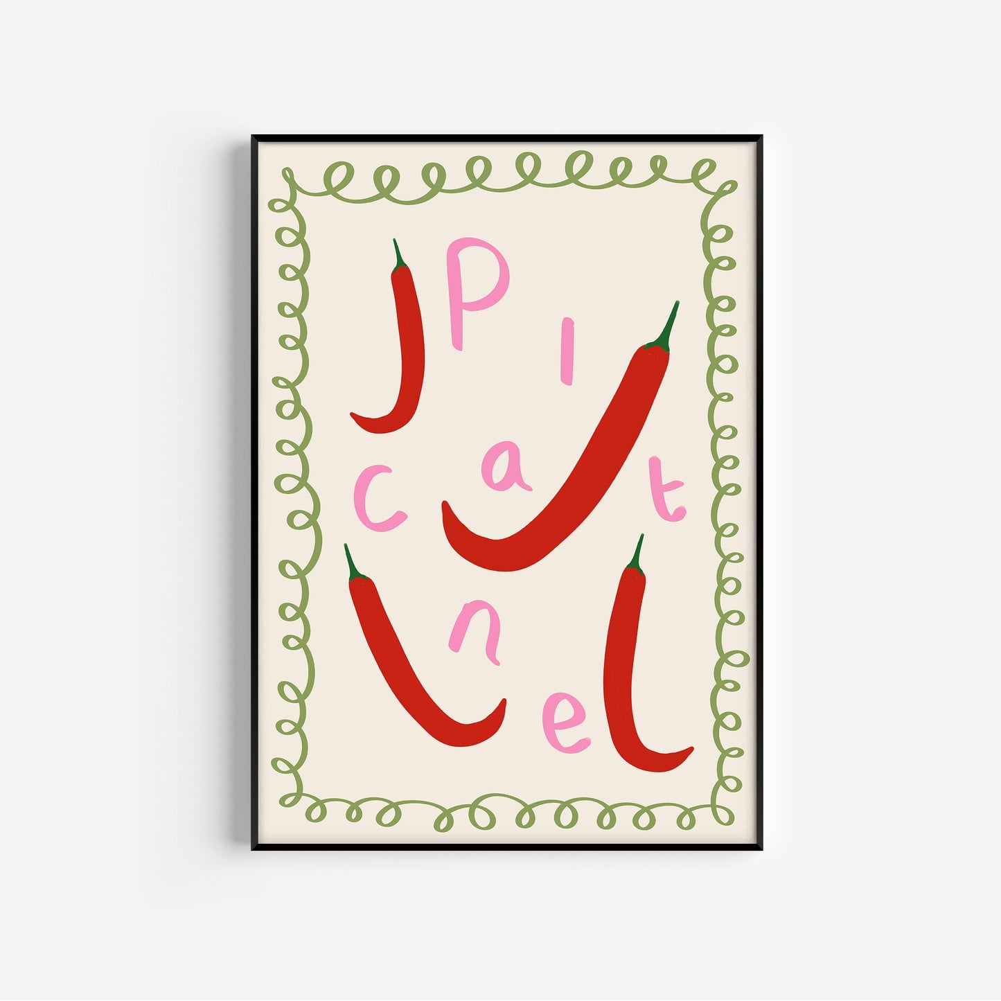 Picante Art Print