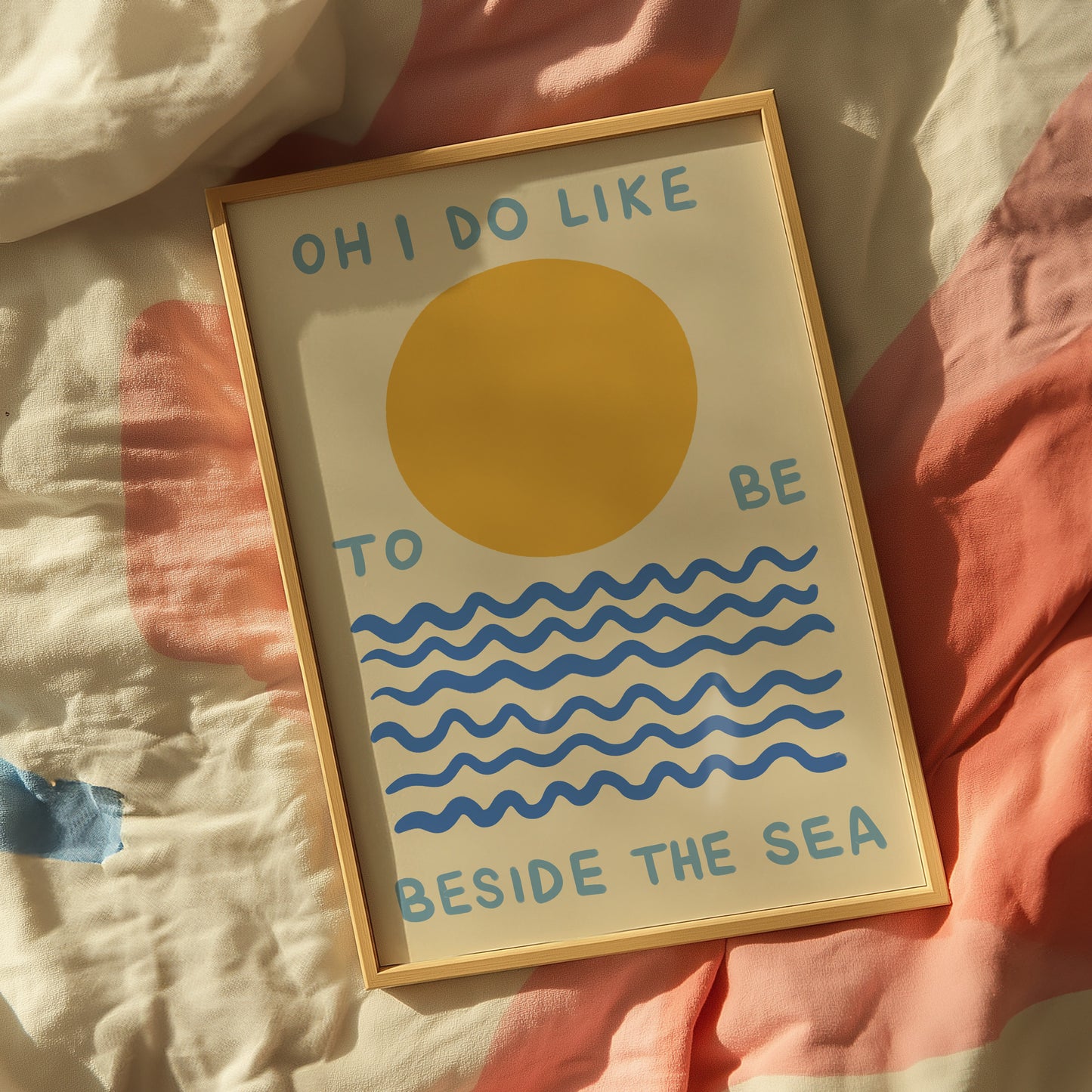 Oh I Do Like To Be Beside The Sea Print