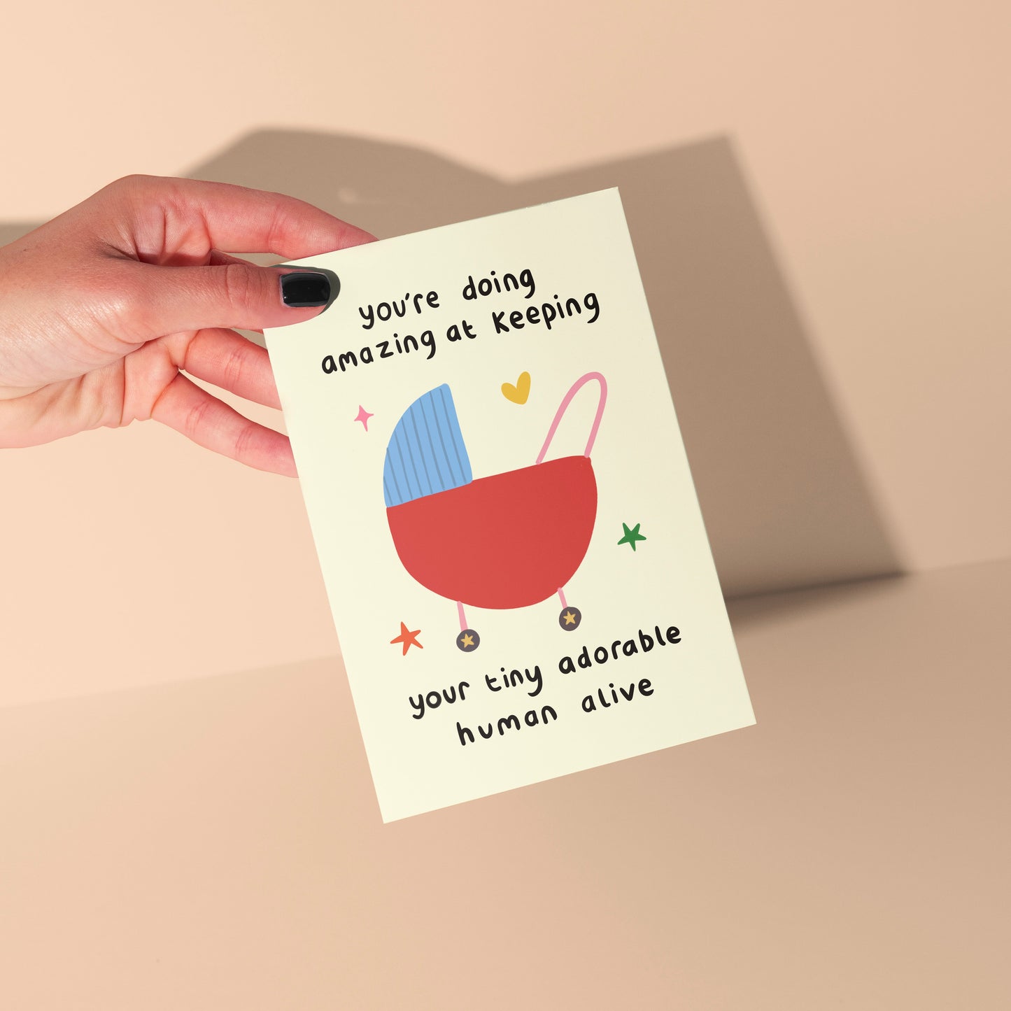 Tiny Adorable Human Card