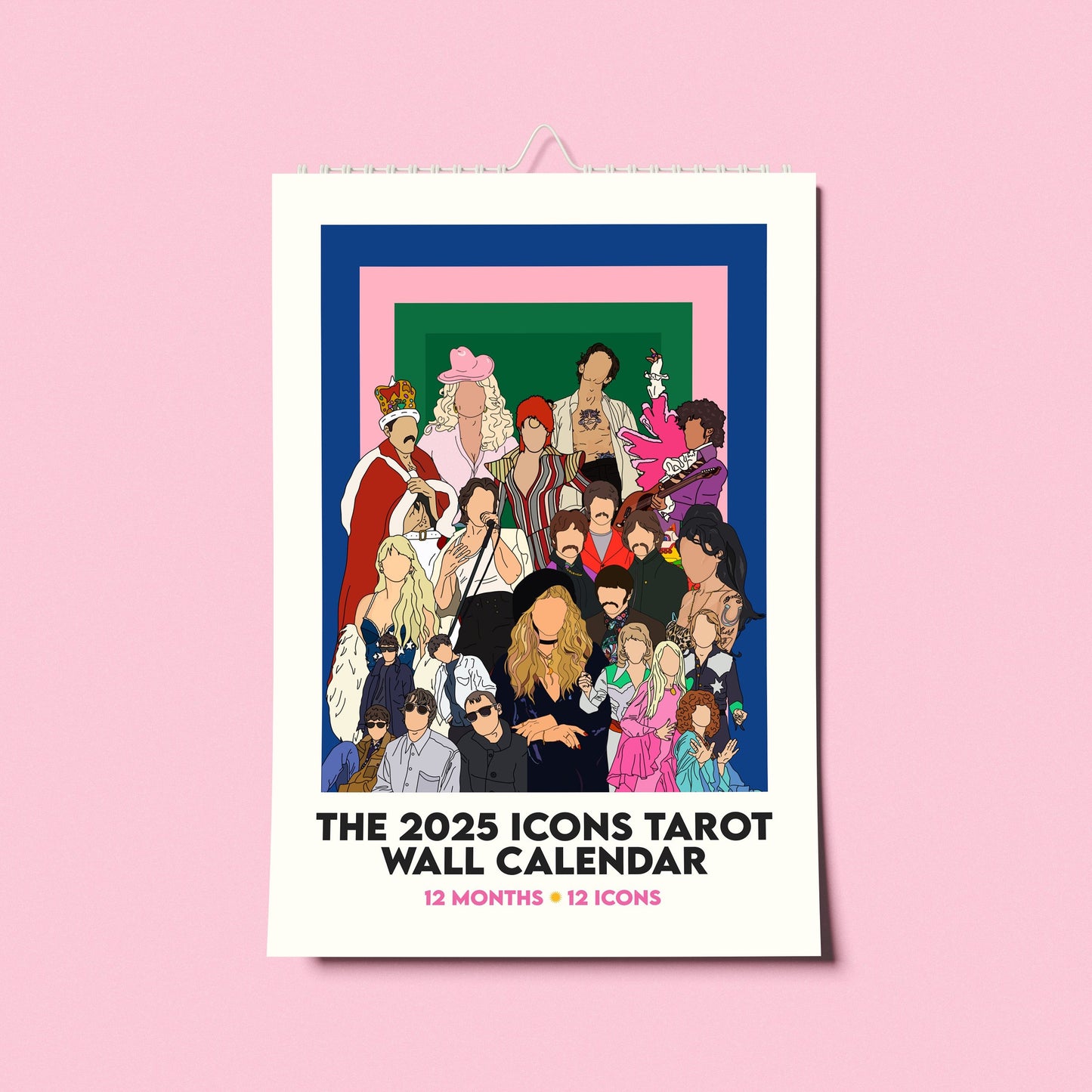 2025 Icon Tarot Wall Calendar