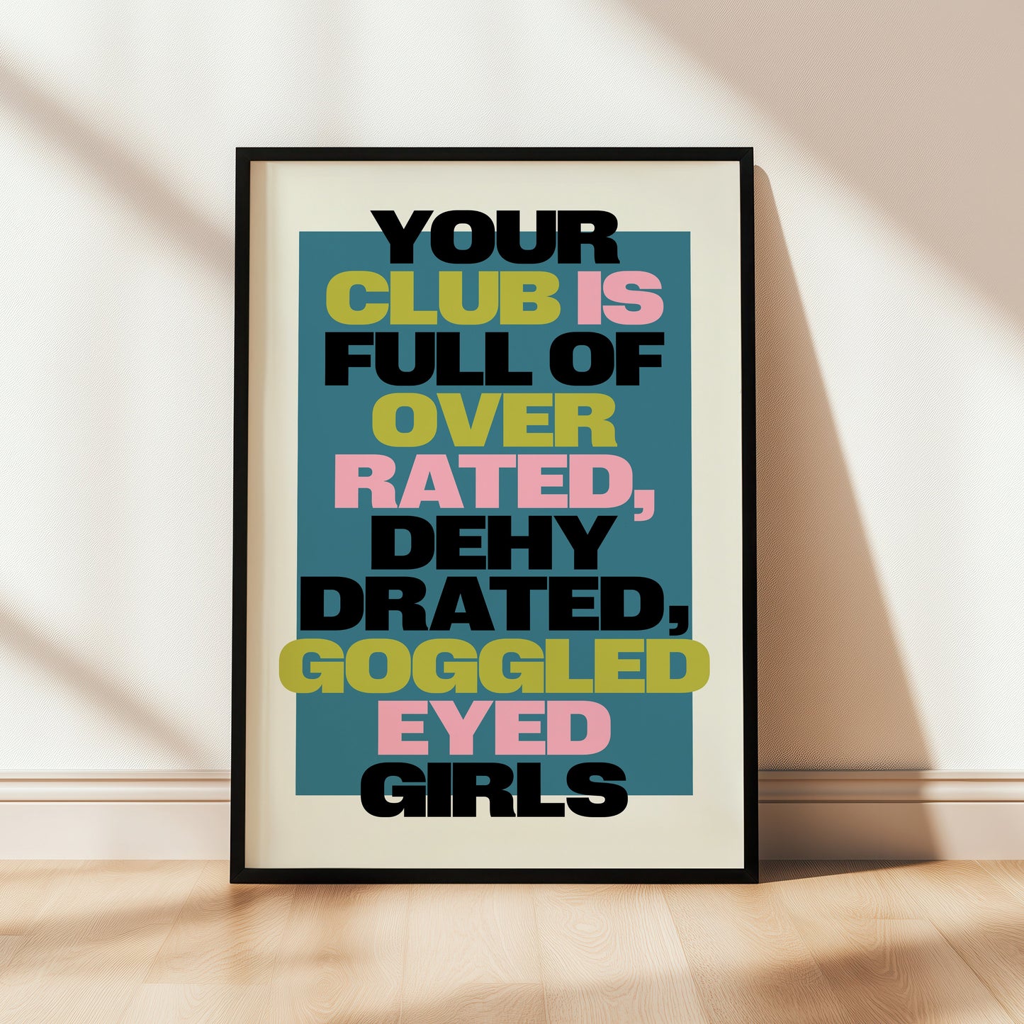 Your Club (Cavorting) Print