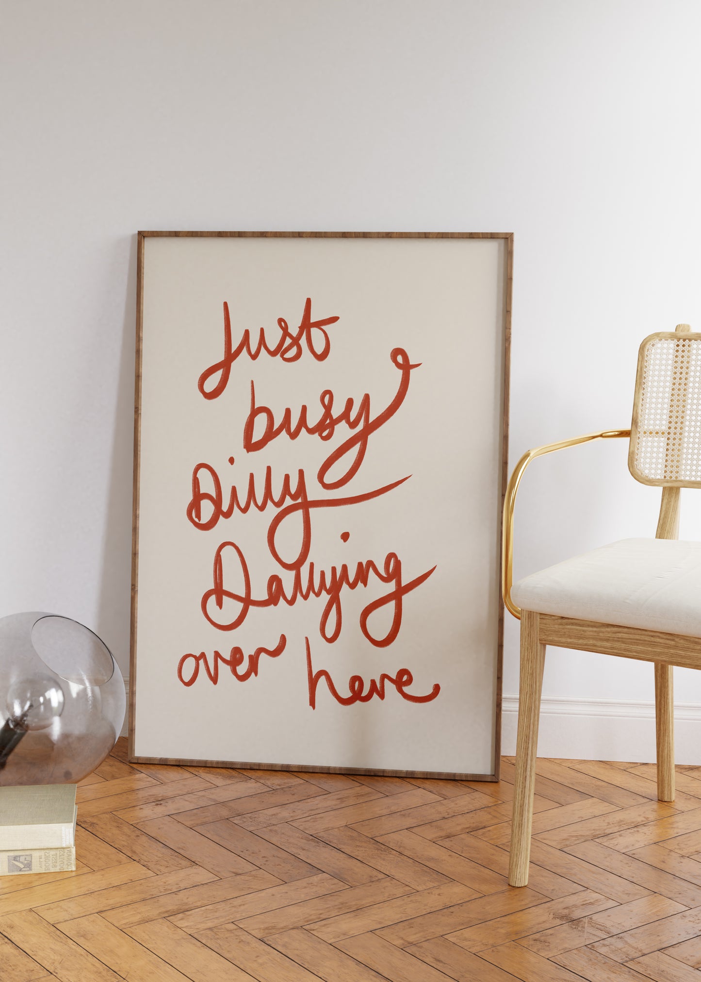 Dilly Dallying Print