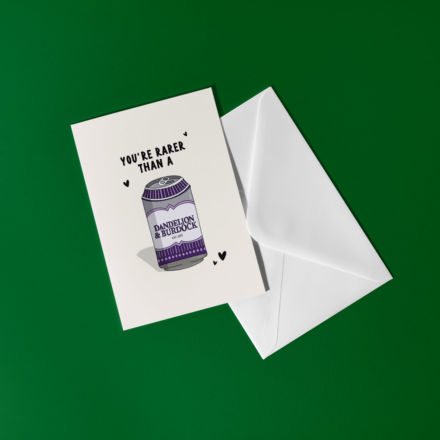 Rarer Than A Can Of D & B Card