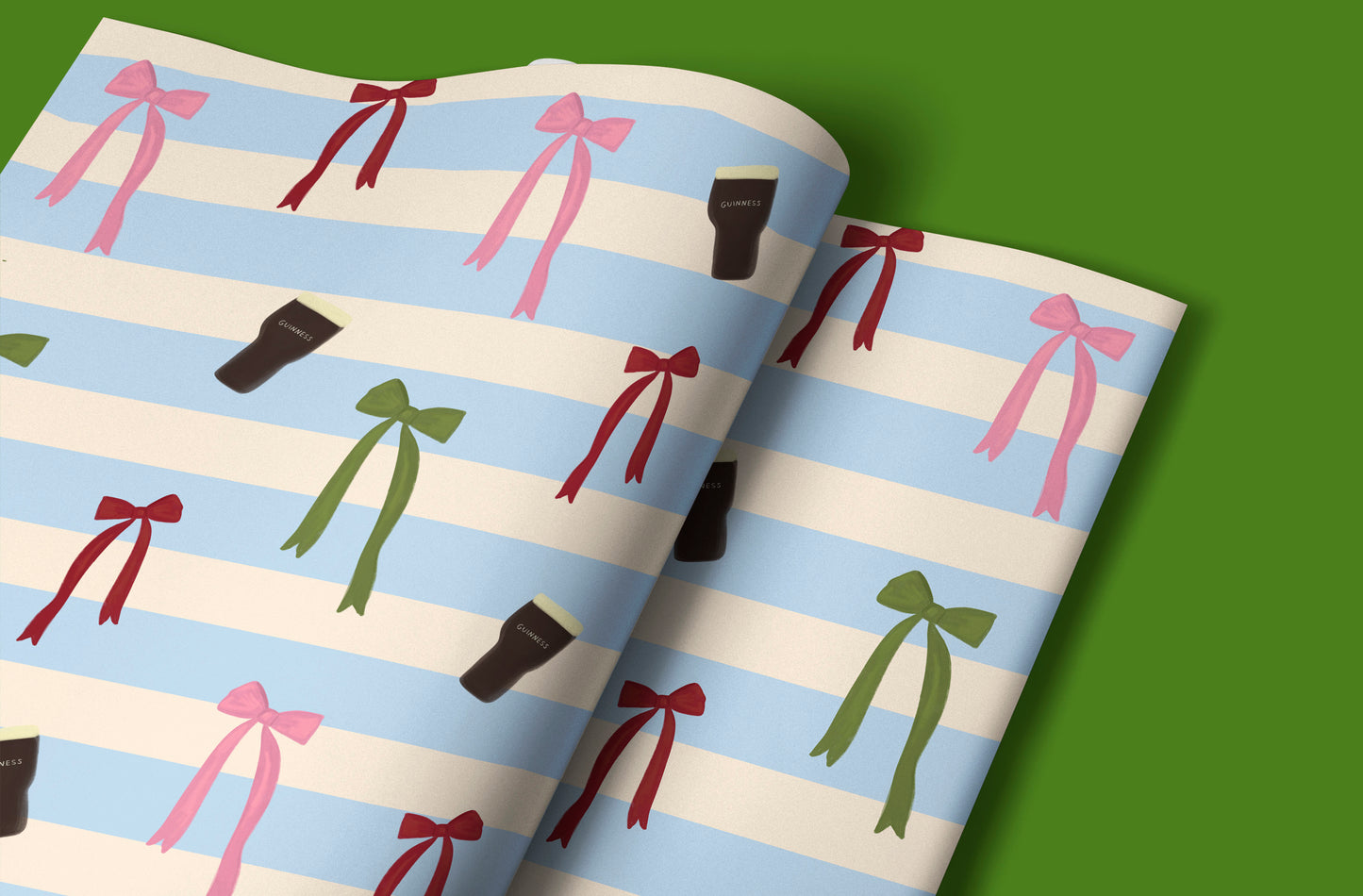 Guinness & Bows Christmas Gift Wrap
