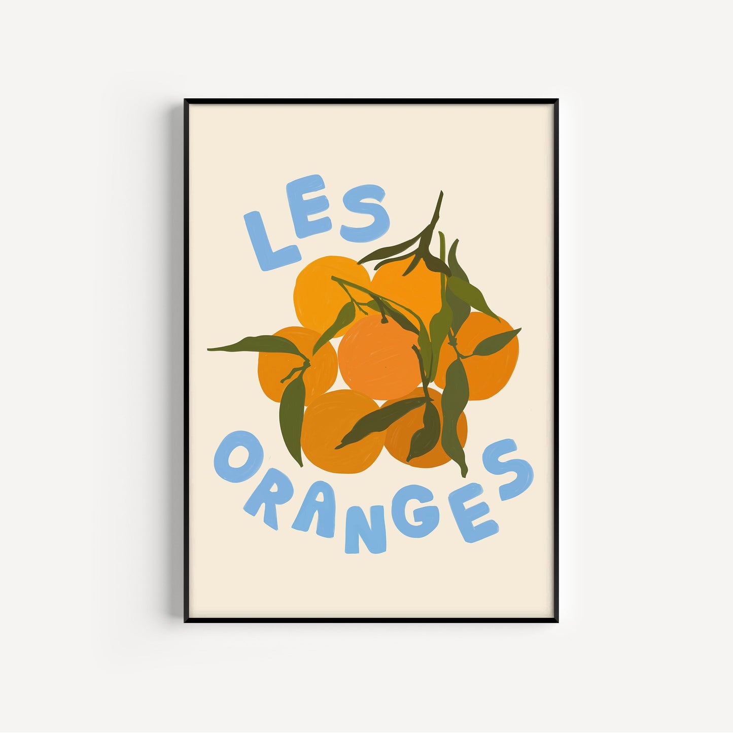 Les Oranges Art Print