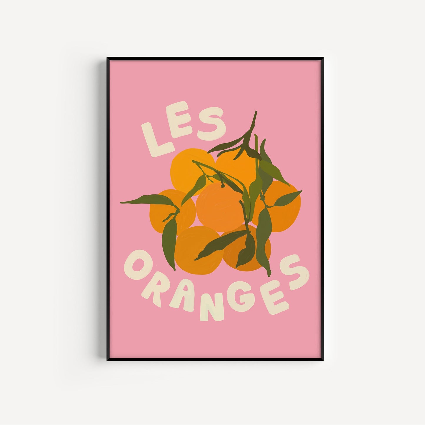 Les Oranges Art Print