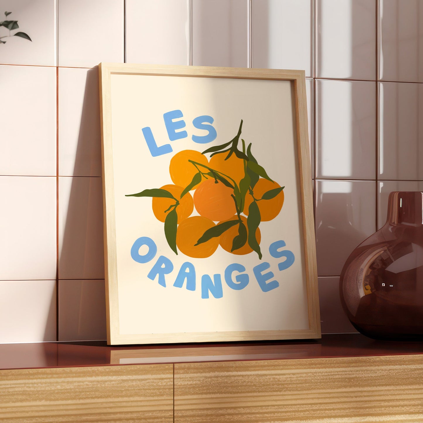 Les Oranges Art Print
