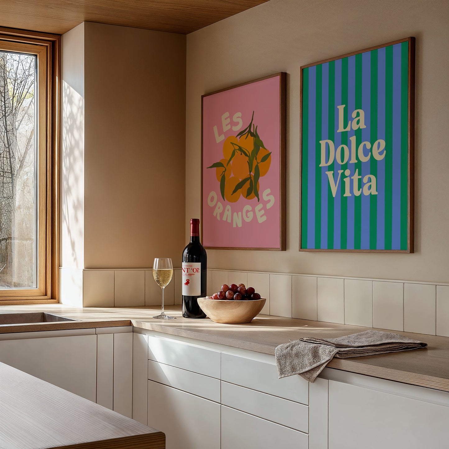 Les Oranges Art Print