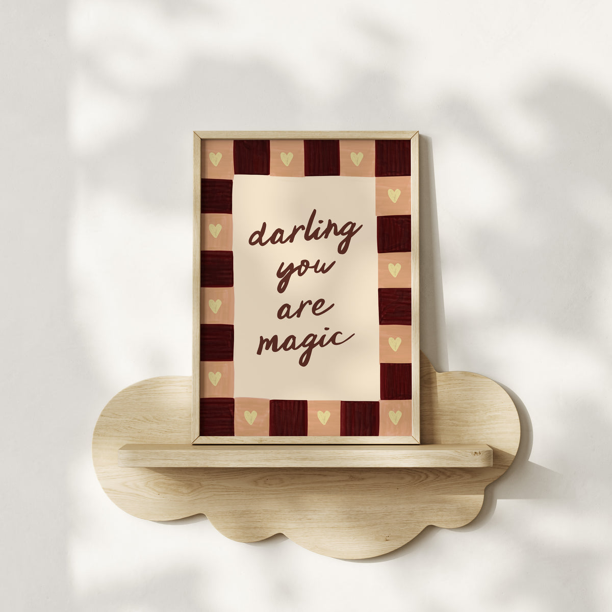 Darling You Are Magic Kids Art Print
