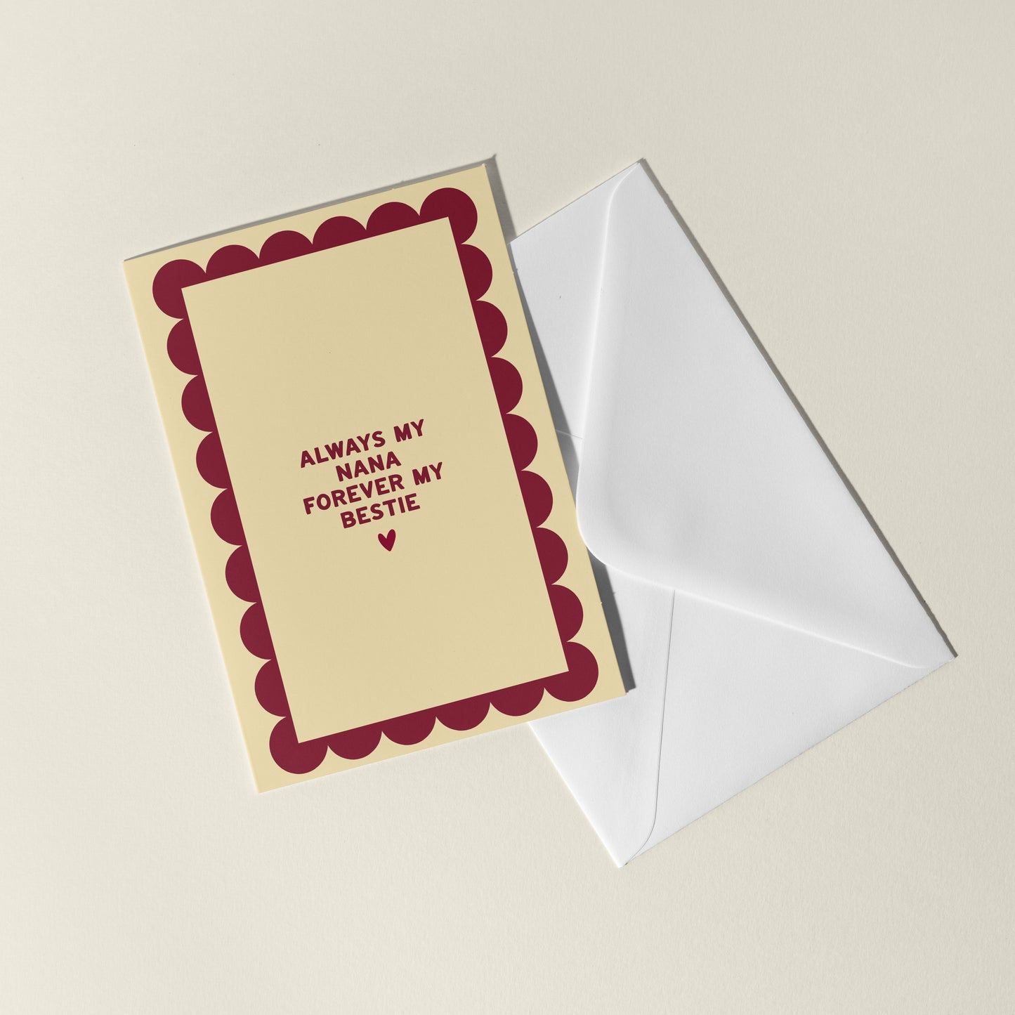 Always my Nana, Forever my Bestie Card