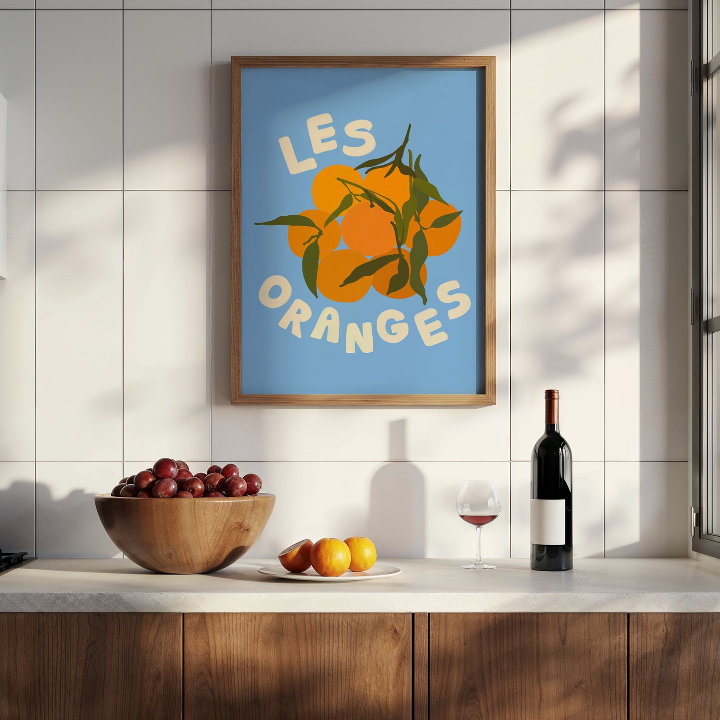 Les Oranges Art Print