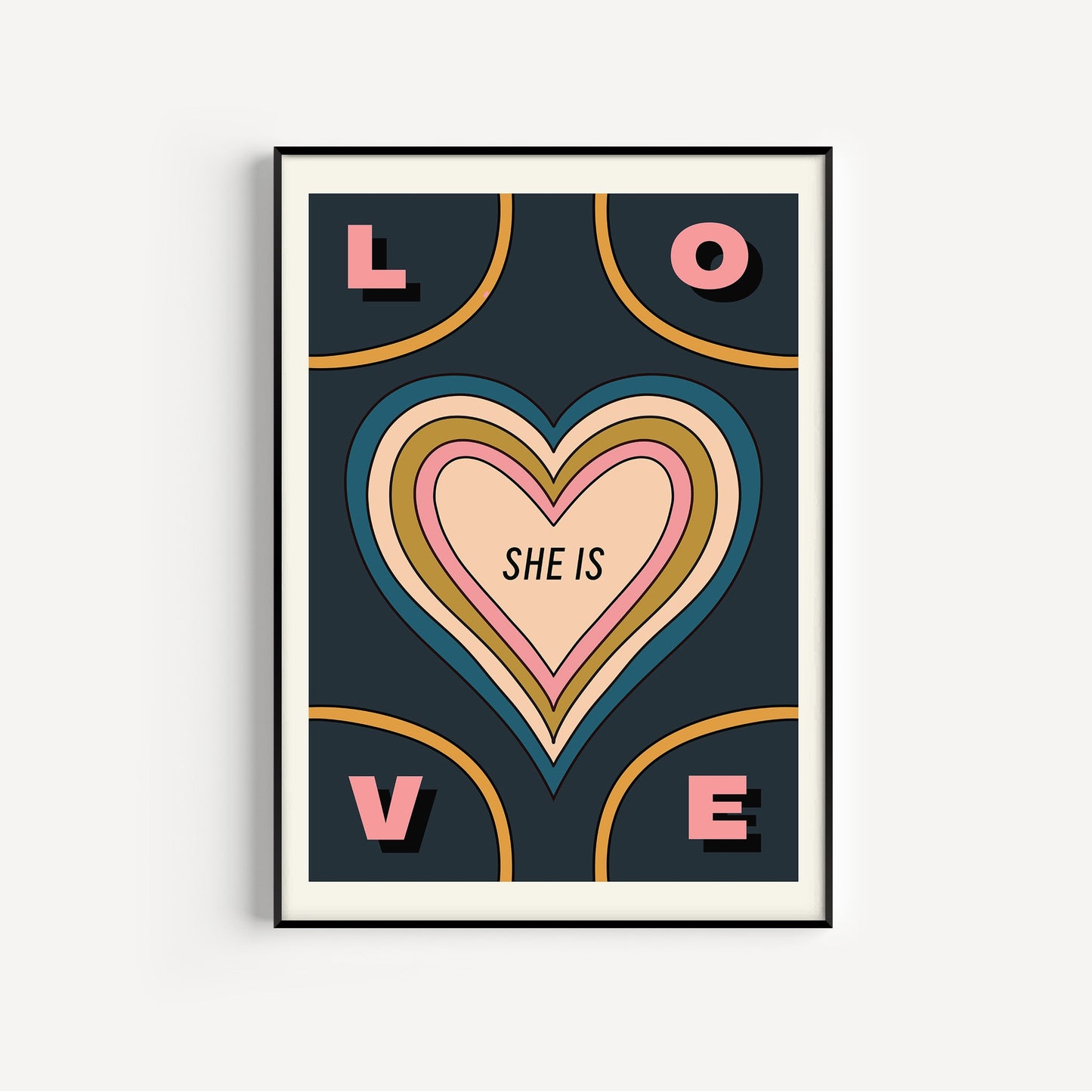 She Is Love Print