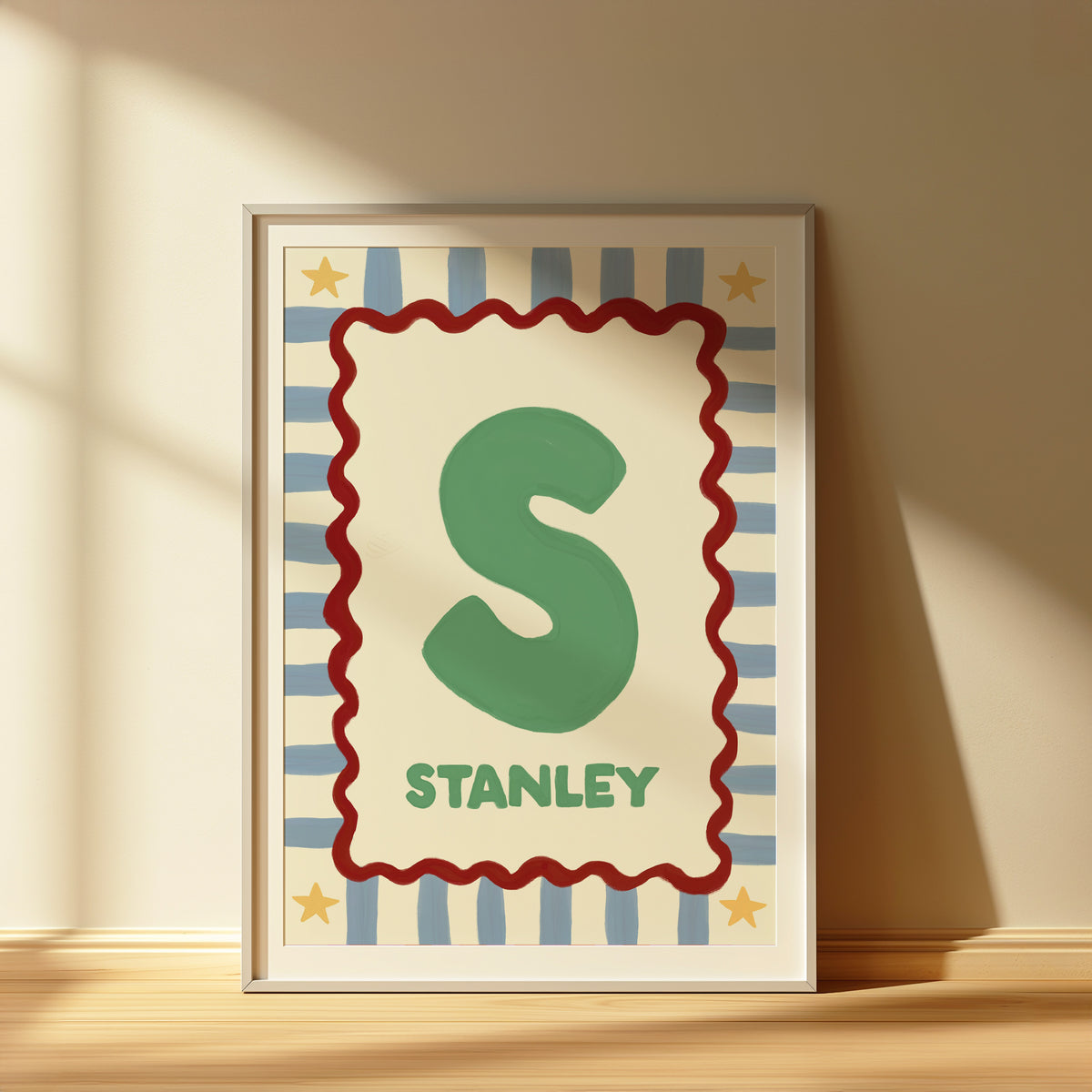 Personalised Kids Name Art Print
