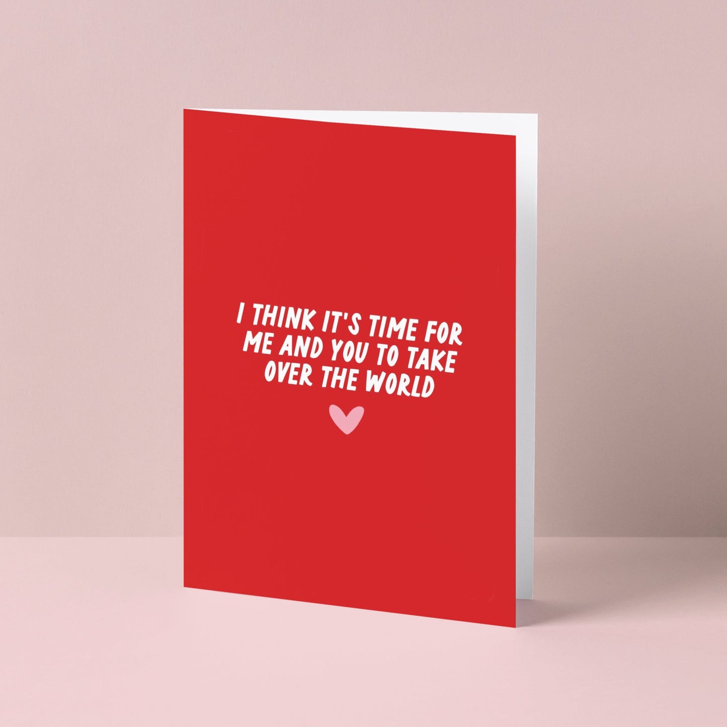 Take Over The World Card