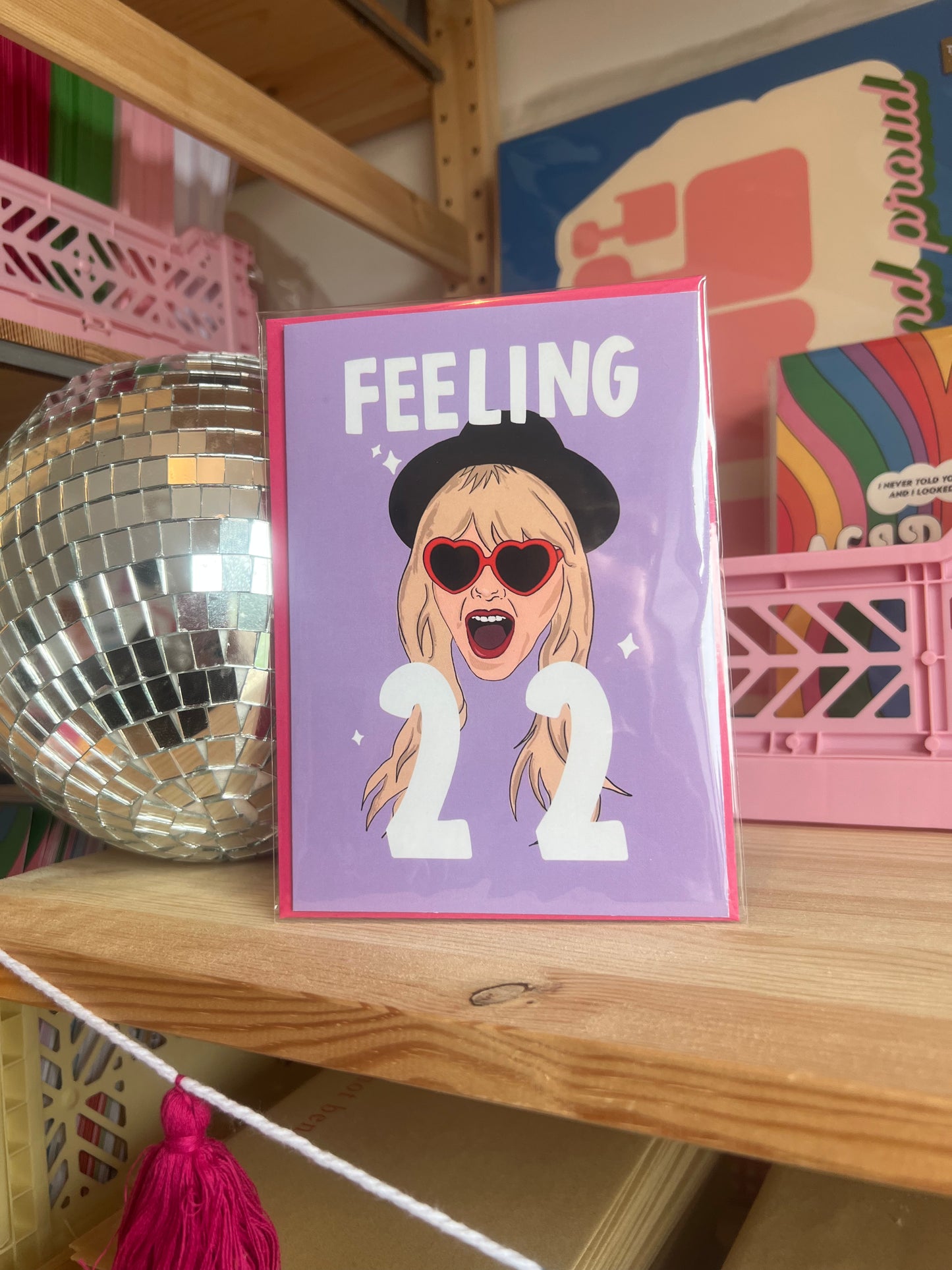 Feeling 22 Birthday Card