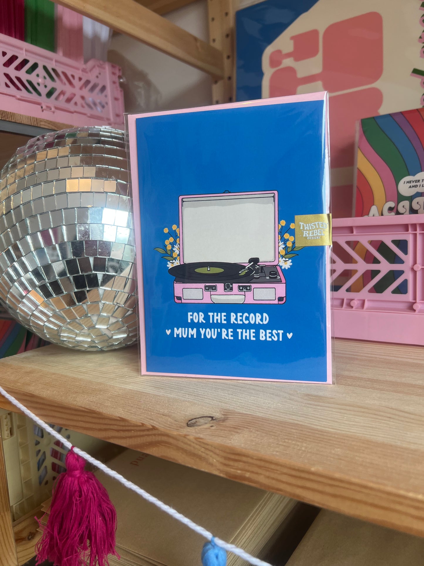 For The Record Mum Card