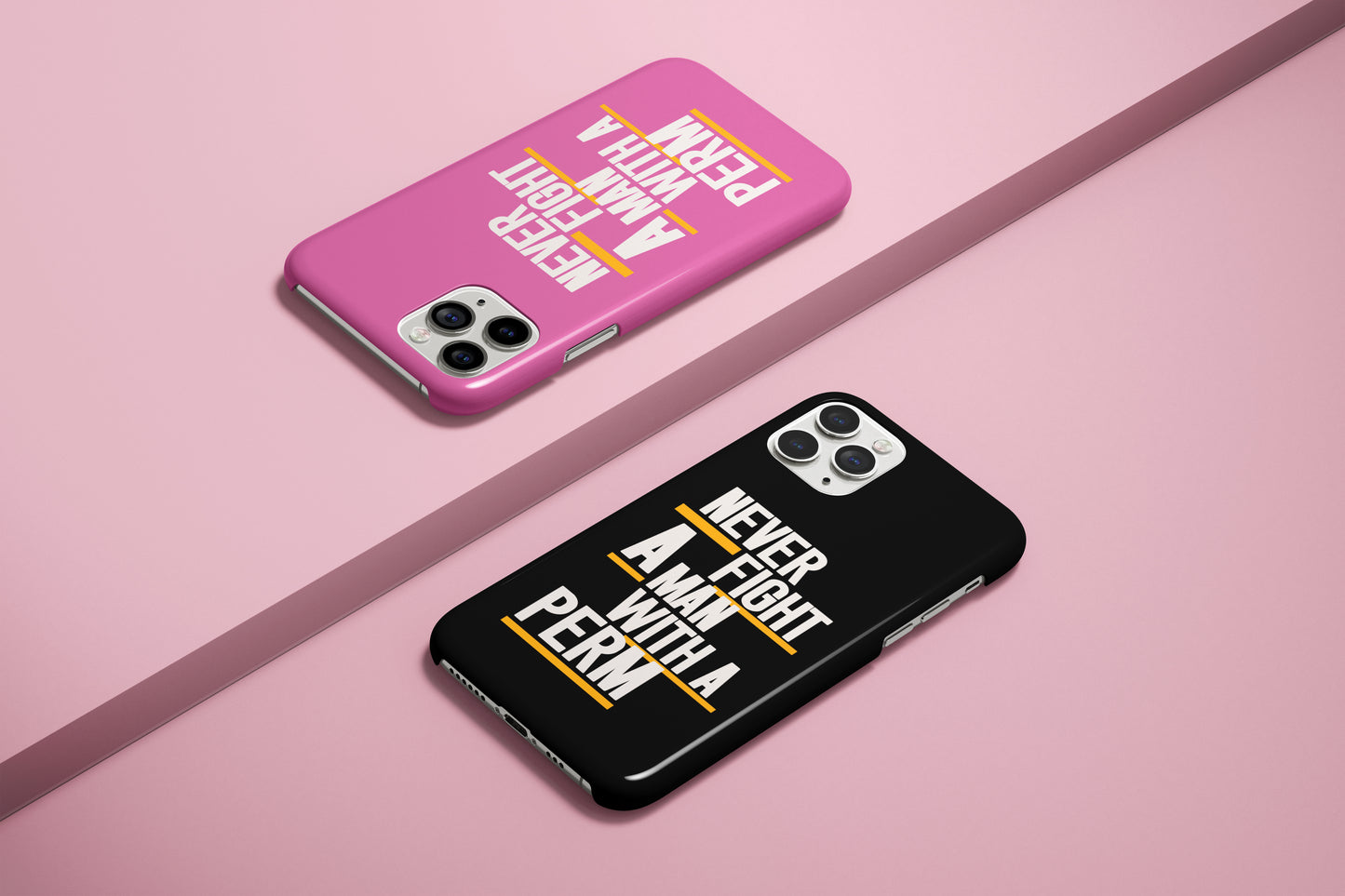 Never Fight A Man With A Perm Case (Multiple Colours Available)