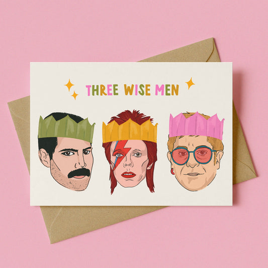 3 Wise Men Christmas Card