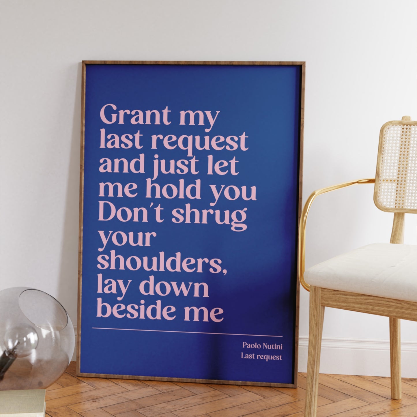 Personalised Lyric Print