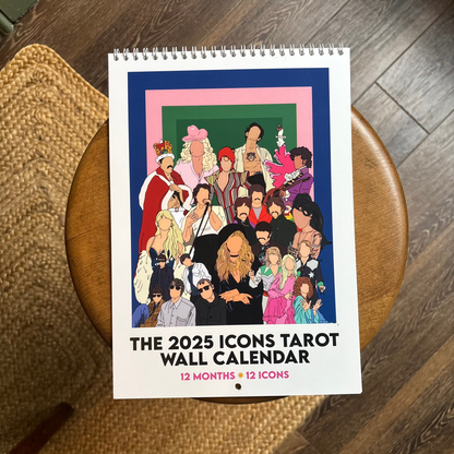2025 Icon Tarot Wall Calendar
