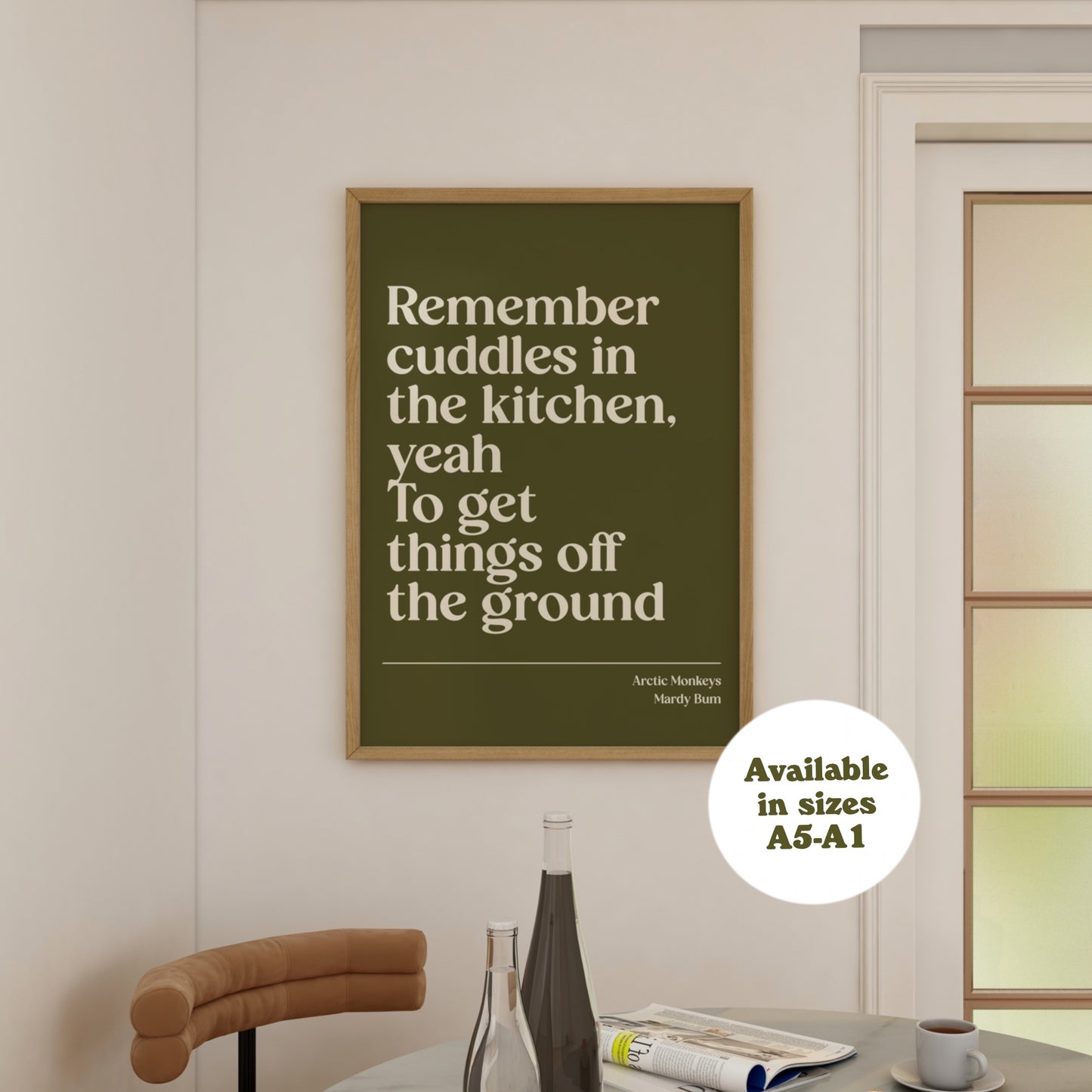 Personalised Lyric Print