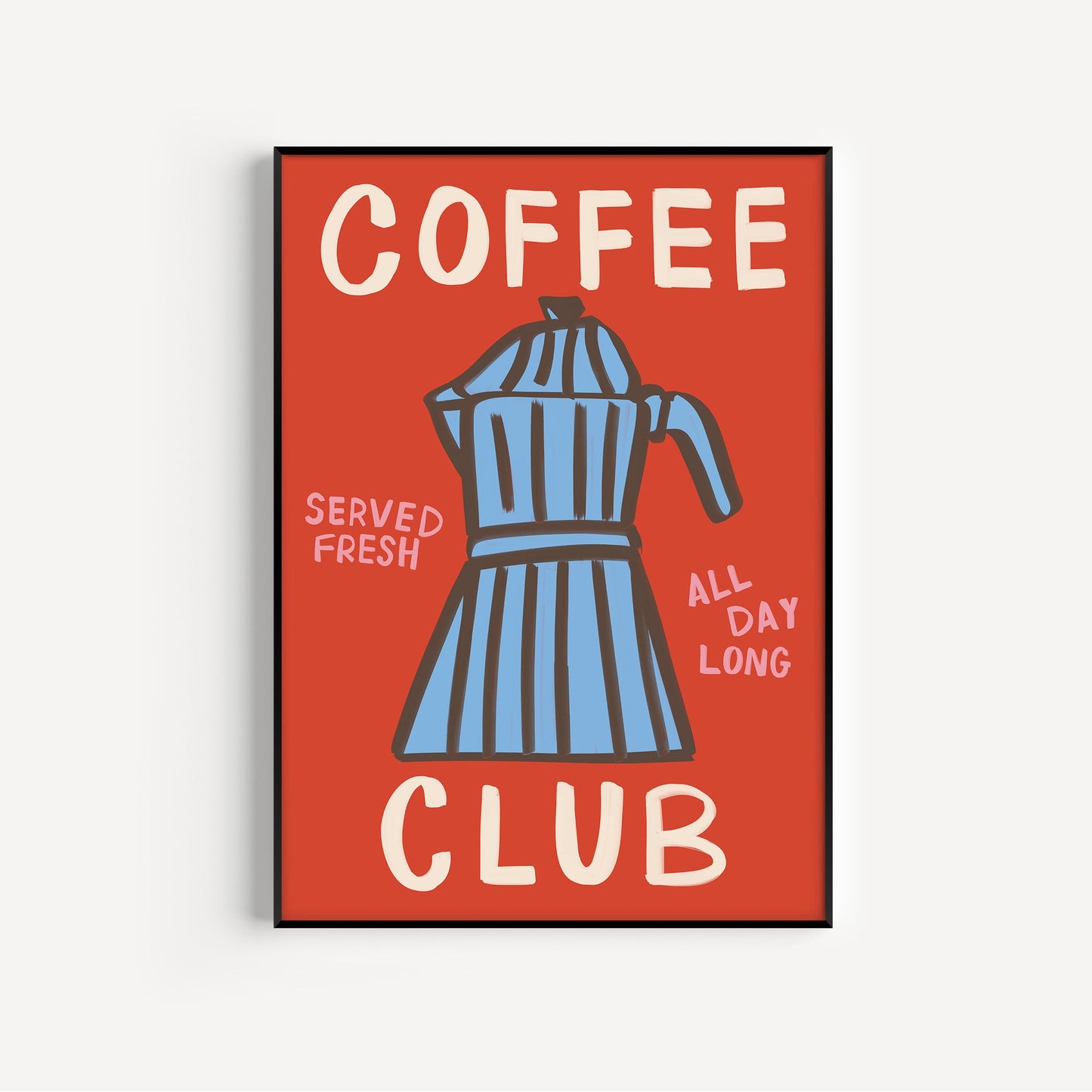 Coffee Club Art Print