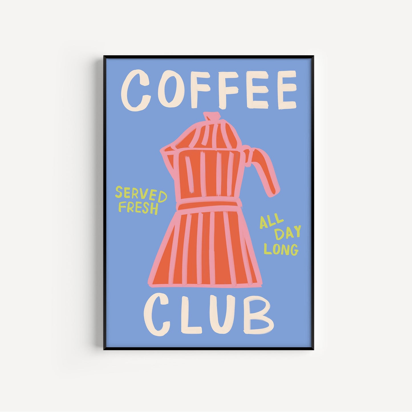 Coffee Club Art Print