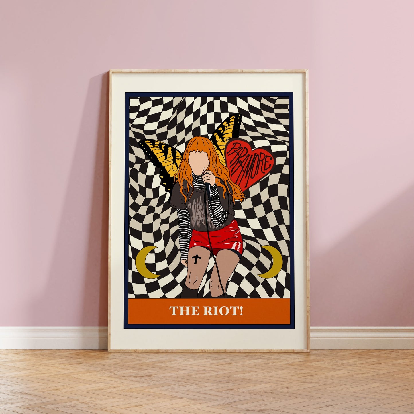 Hayley Williams The Riot Tarot Card Art Print
