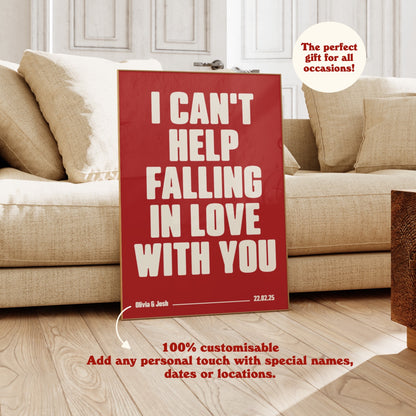 Custom Lyric Print