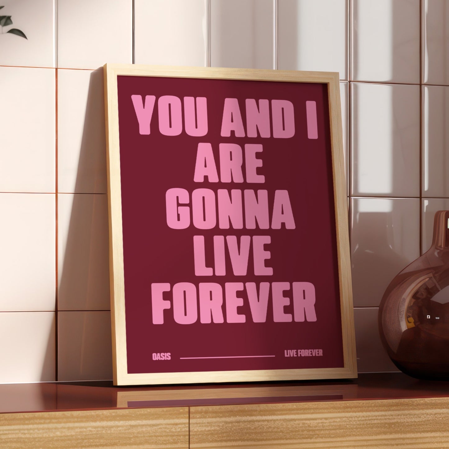 Custom Lyric Print
