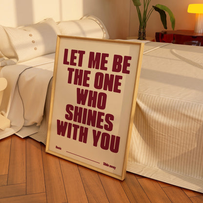 Custom Lyric Print