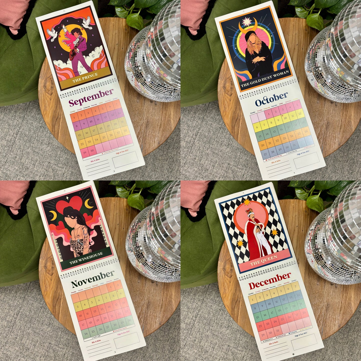2025 Icon Tarot Wall Calendar