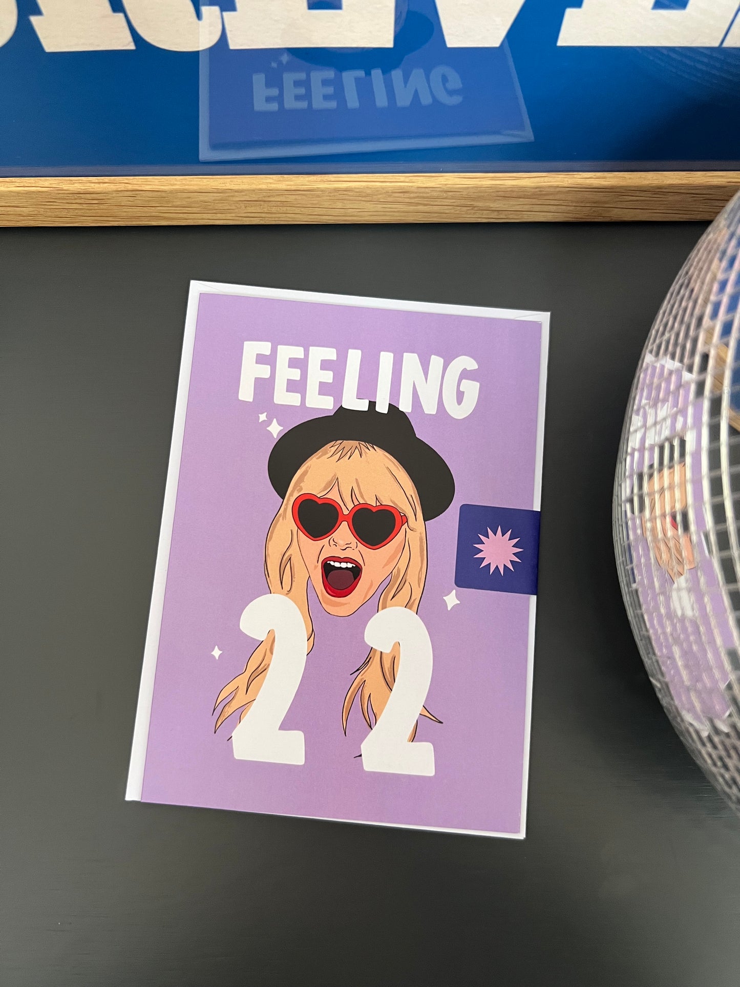 Feeling 22 Birthday Card