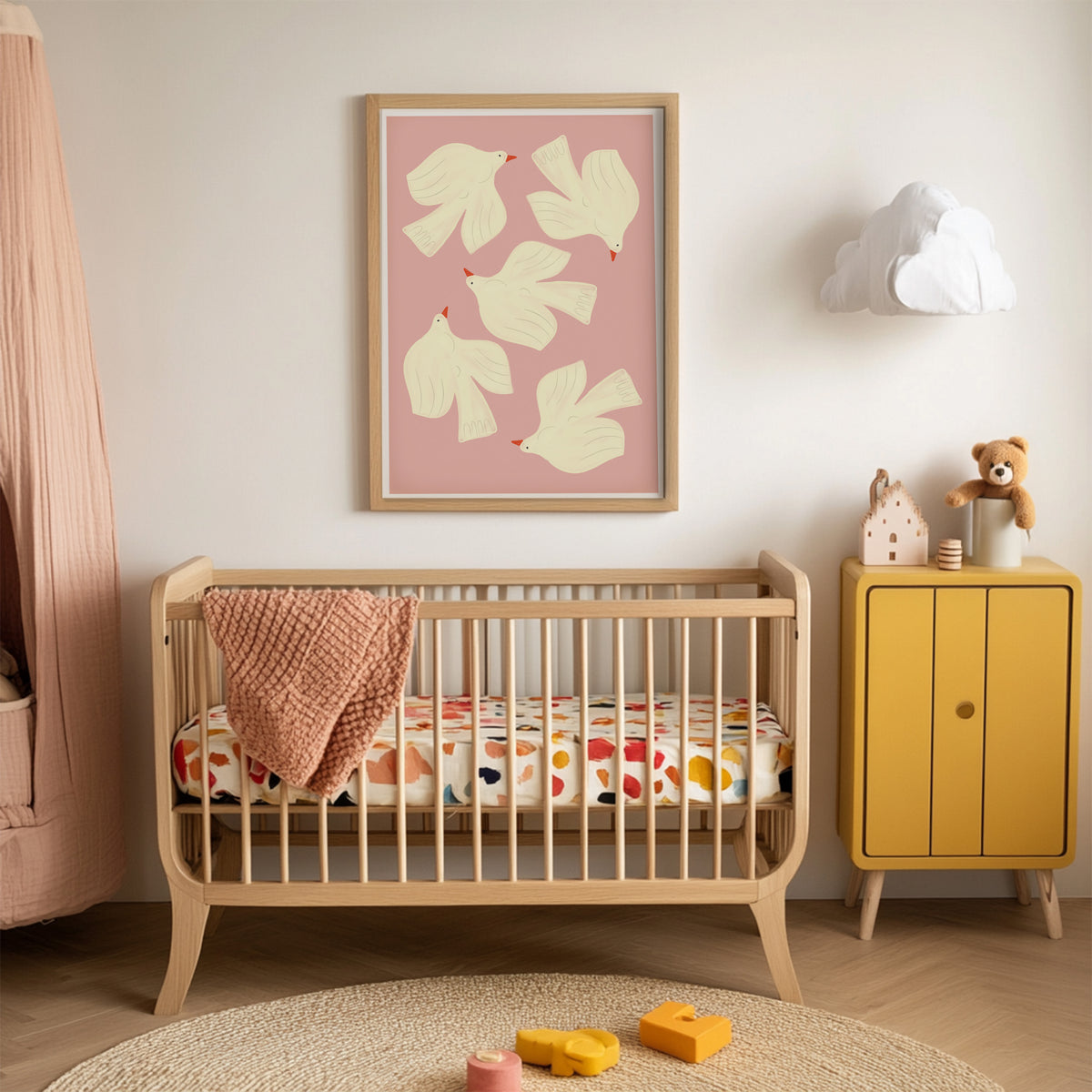 Dove Kids Art Print