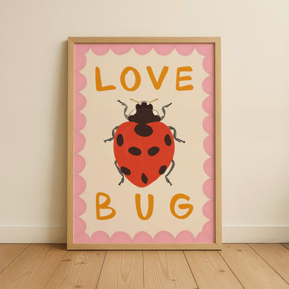 Love Bug Kids Art Print