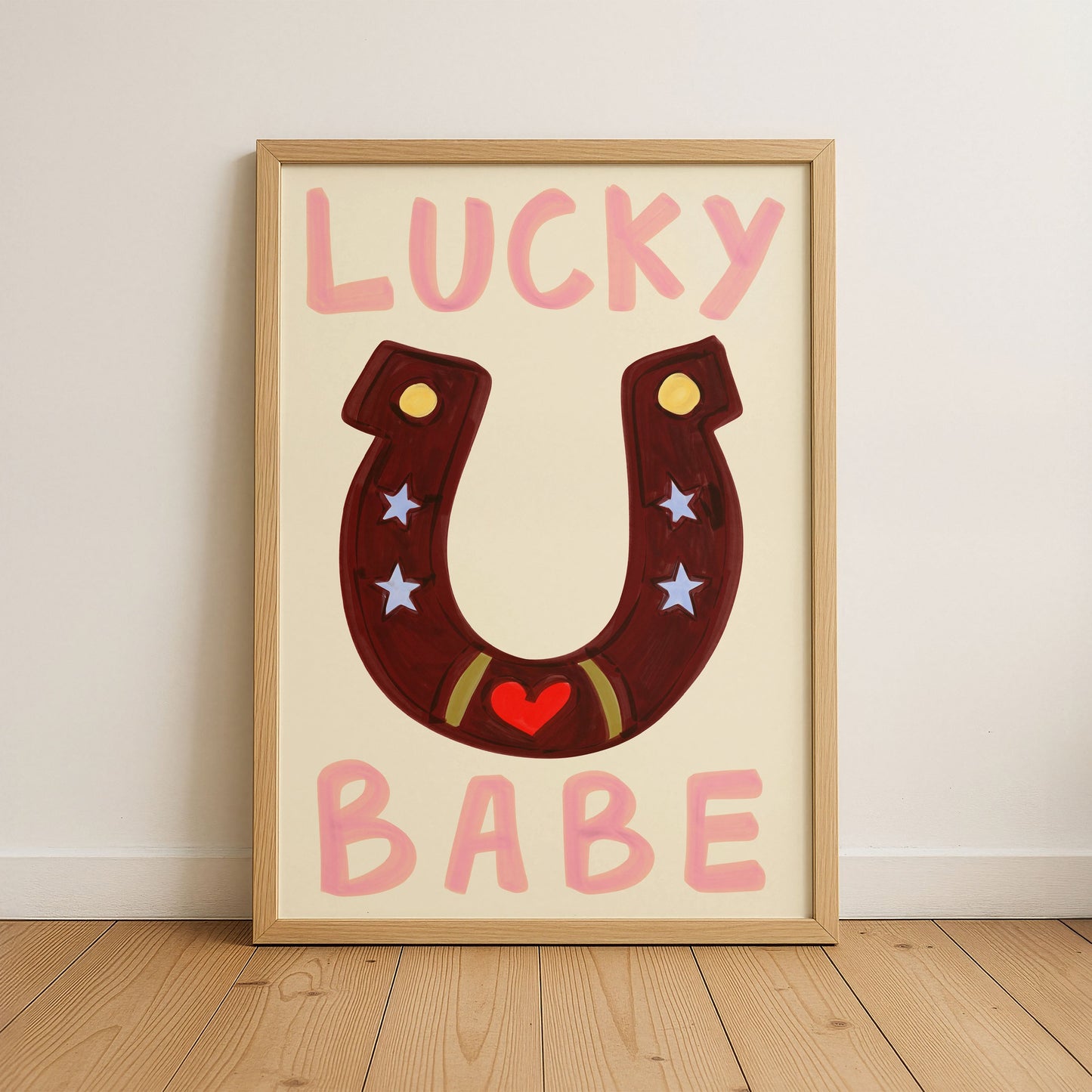Lucky Babe Art Print