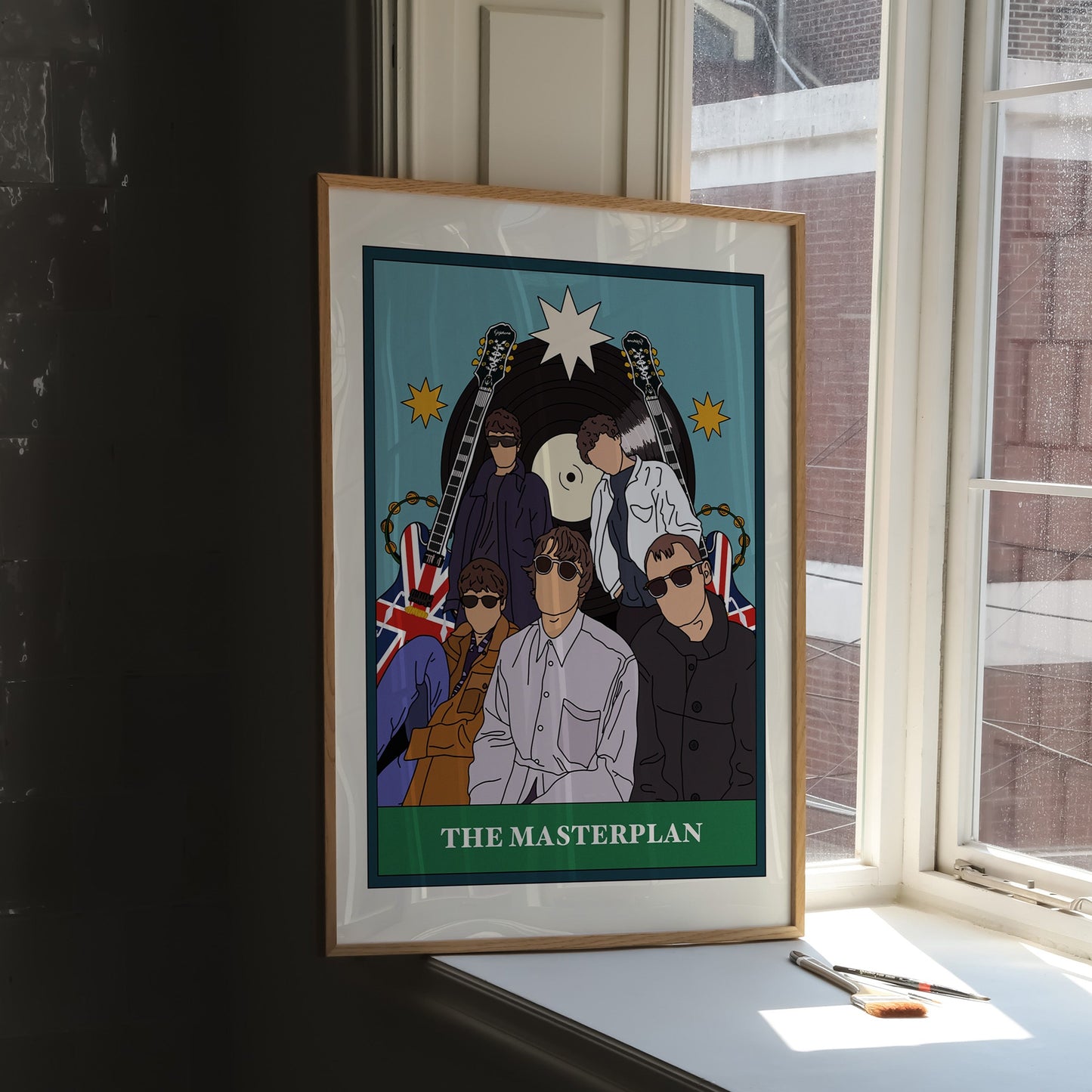 Oasis Masterplan Tarot Card Art Print