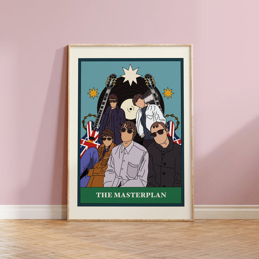 Oasis Masterplan Tarot Card Art Print