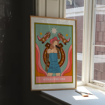 Shania Twain Tarot Card Art Print