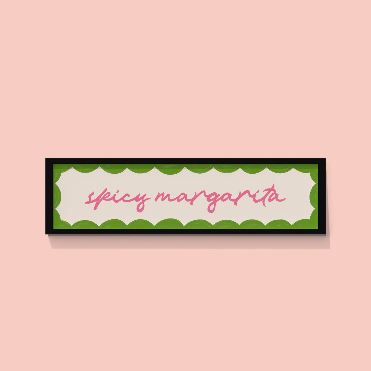 Spicy Margarita Framed Cocktail Print
