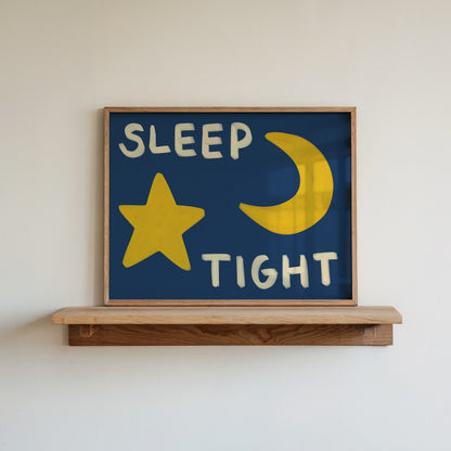 Sleep Tight Kids Art Print