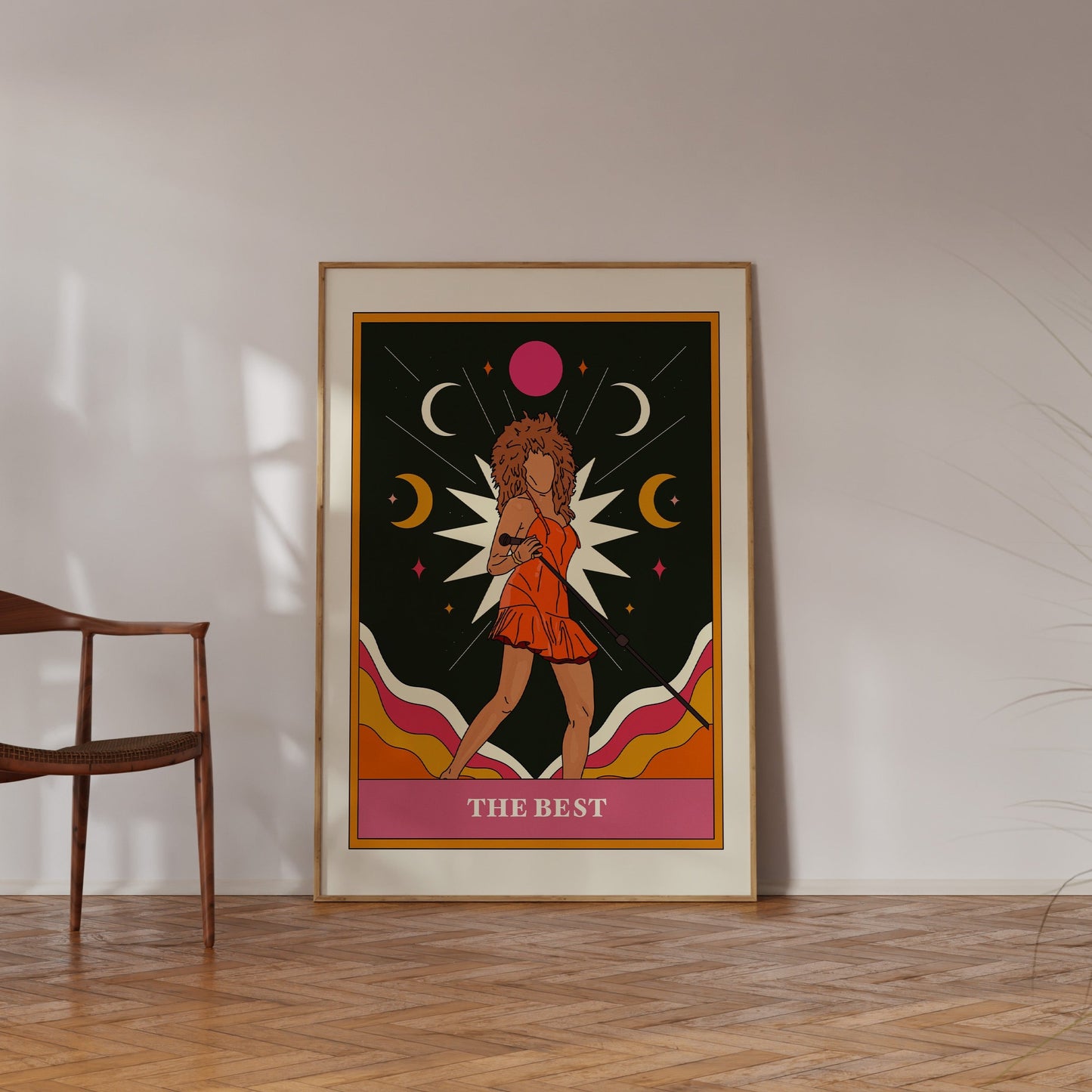 Tina Turner Card Art Print