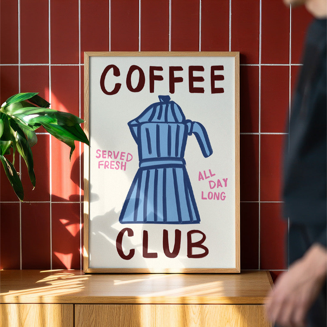 Coffee Club Art Print