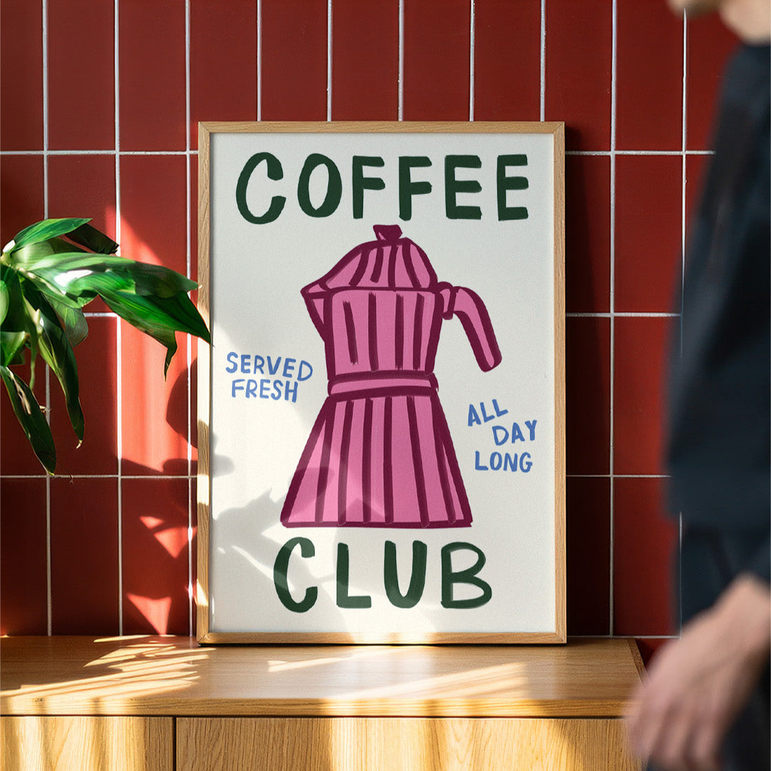 Coffee Club Art Print