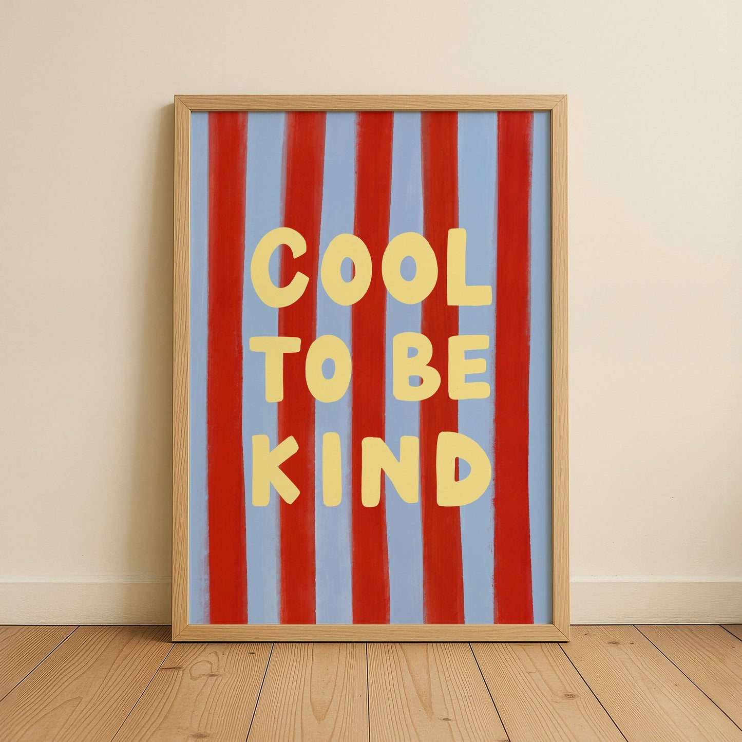 Cool To Be Kind Kids Art Print
