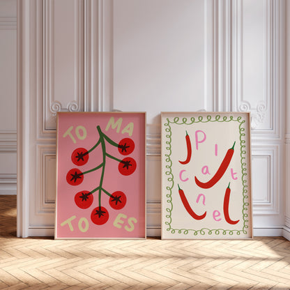 Picante Art Print