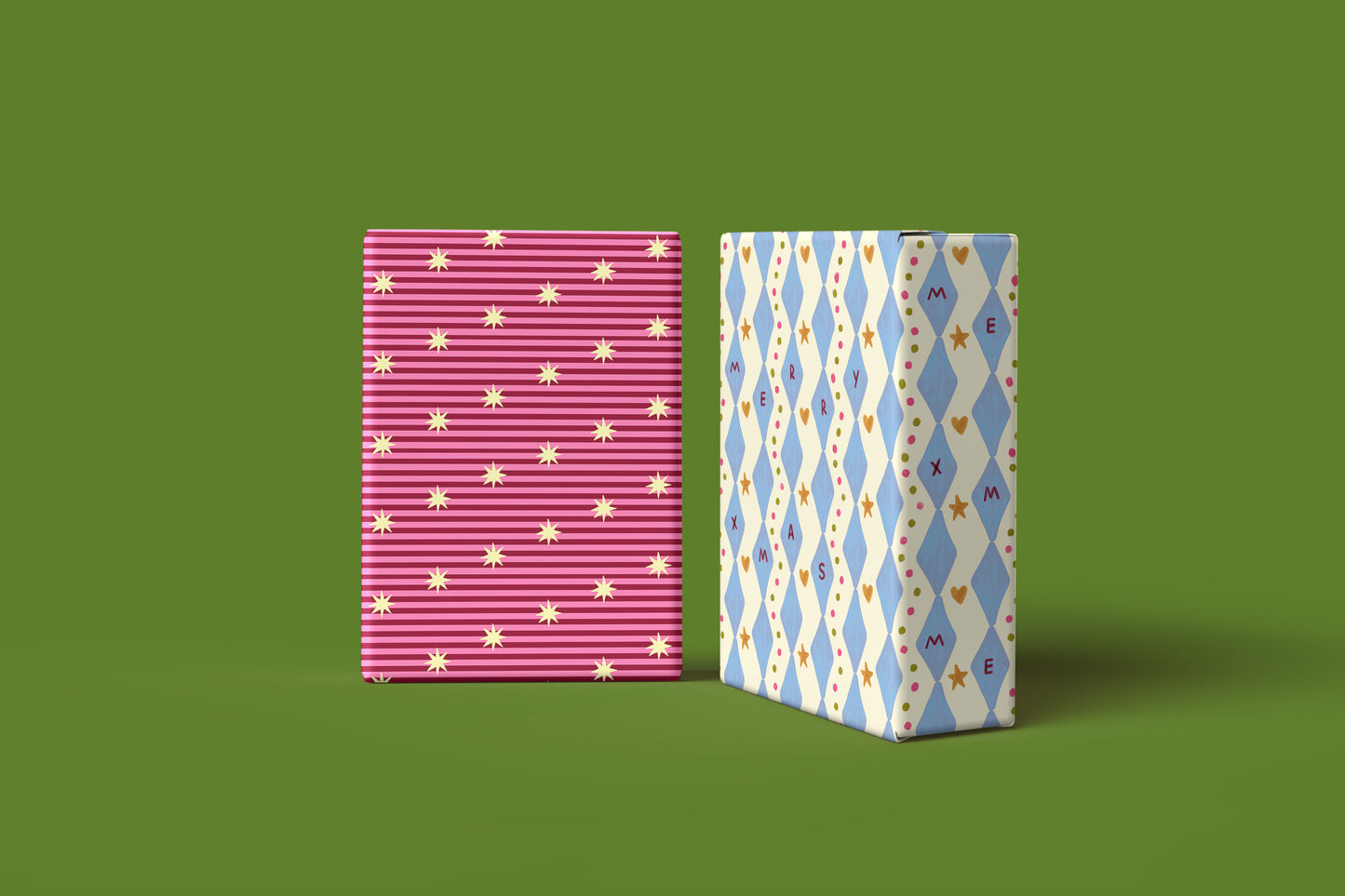 Merry Xmas Pattern Gift Wrap